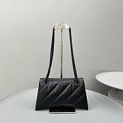 Balenciaga Crush Black Bag Size 25x15x9cm - 4