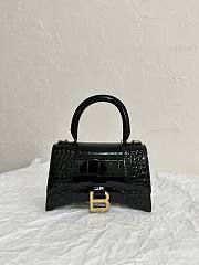 Balenciaga Hourglass Black Bag Size 23x15x10cm - 5