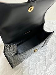Balenciaga Hourglass Black Bag Size 23x15x10cm - 2