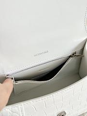 Balenciaga Hourglass White Bag Size 23x15x10cm - 6