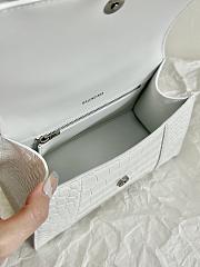 Balenciaga Hourglass White Bag Size 23x15x10cm - 5