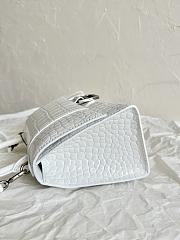 Balenciaga Hourglass White Bag Size 23x15x10cm - 2