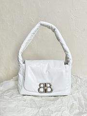 Balenciaga Monaco Sling White Bag Size 26x16x9cm - 6