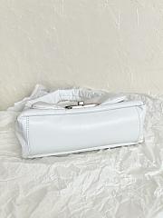 Balenciaga Monaco Sling White Bag Size 26x16x9cm - 4