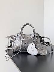Balenciaga Neo Cagole Silver Size 26x13x18cm - 1