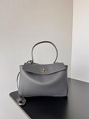 Balenciaga Rodeo Grey Bag Size 28x20x9cm - 5