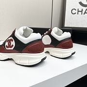 Chanel CC Logo Sneaker Black Red W32330 - 6