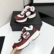 Chanel CC Logo Sneaker Black Red W32330 - 5