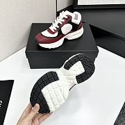 Chanel CC Logo Sneaker Black Red W32330 - 2