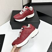 Chanel CC Logo Sneaker Red W32330 - 6