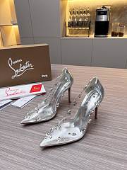 Christian Louboutin Degraqueen Pump Silver 10cm - 5