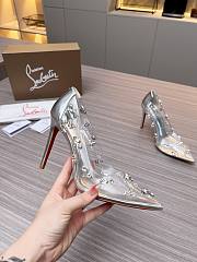 Christian Louboutin Degraqueen Pump Silver 10cm - 2