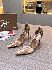 Christian Louboutin Degraqueen Pump Gold 10cm - 1