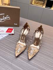 Christian Louboutin Degraqueen Pump Gold 10cm - 6