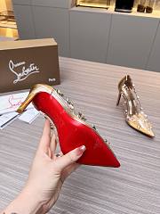 Christian Louboutin Degraqueen Pump Gold 10cm - 5