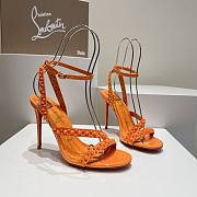Christian Louboutin Tatooshka Spikes in Orange - 4