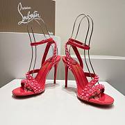 Christian Louboutin Tatooshka Spikes in Red - 4
