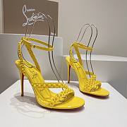 Christian Louboutin Tatooshka Spikes in Yellow - 5