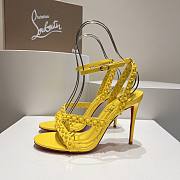 Christian Louboutin Tatooshka Spikes in Yellow - 3