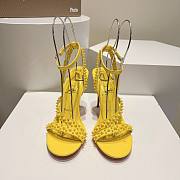Christian Louboutin Tatooshka Spikes in Yellow - 2