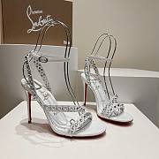 Christian Louboutin Tatooshka Spikes in White - 5