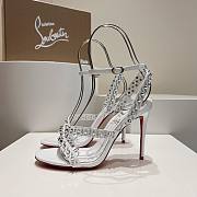 Christian Louboutin Tatooshka Spikes in White - 2
