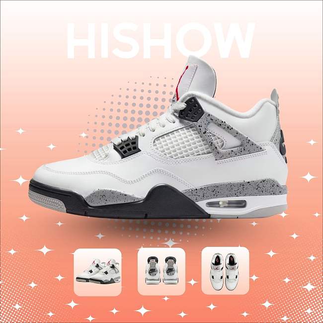 Air Jordan 4 Retro White Cement (2025) FV5029-100 - 1