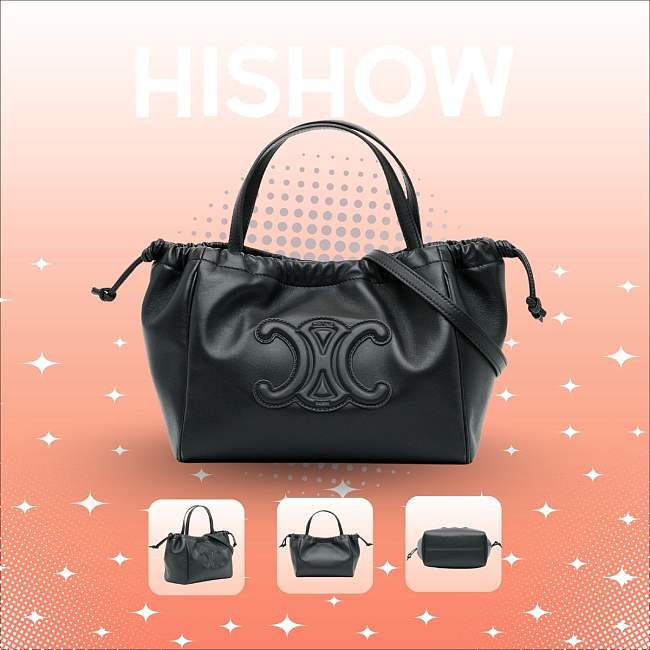 Celine Bag Black 111013 Size 22x17x15cm - 1