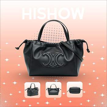 Celine Bag Black 111013 Size 22x17x15cm