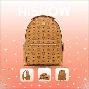 MCM Backpack Cognac A1424 Large size 33x41x15cm - 1
