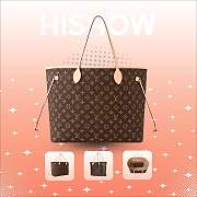 LV Bag Monogram Canvas Neverfull GM 32 x 19 x 39 cm - 1