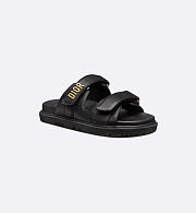 Dior Dioract Slide Black Lambskin KCQ718LAB_S900 - 6