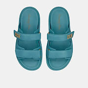 Dioract Slide Blue Lambskin KCQ718LAB_S71B - 4