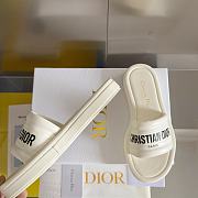 Dior Every-D Slide White Embossed Lambskin KCQ861LBO_S03W - 3