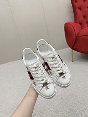 Gucci Ace Embroidered Bees And Stars White - 6