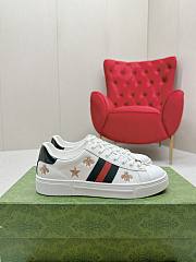 Gucci Ace Embroidered Bees And Stars White - 5