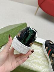 Gucci Ace Embroidered Bees And Stars Black - 3