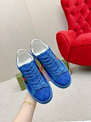Gucci Ace GG Crystal Canvas Blue Sneakers - 4