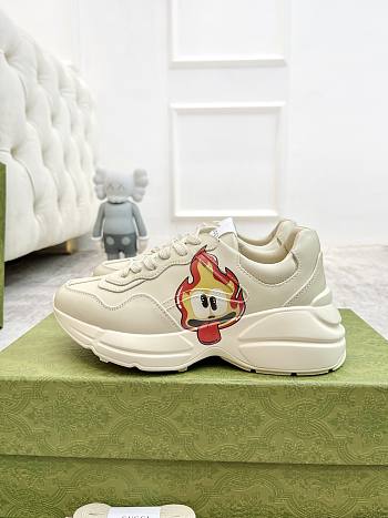 Gucci Rhyton Little Fire Print Sneaker