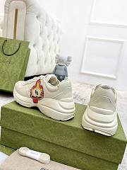 Gucci Rhyton Little Fire Print Sneaker - 4