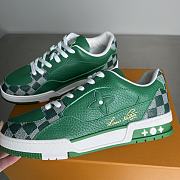 Louis Vuitton LV Trainer Green Monogram - 6