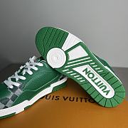 Louis Vuitton LV Trainer Green Monogram - 4