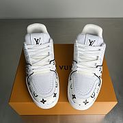 Louis Vuitton LV Trainer White Monogram - 5