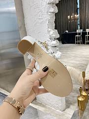 Valentino Rock Stud Sandal Heel White 10CM - 6