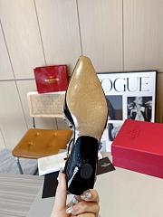 Valentino Slingback Sandals High Heels Black 4CM - 3