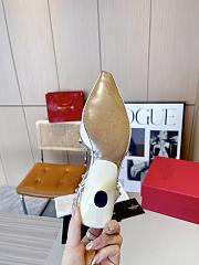 Valentino Slingback Sandals High Heels White 4CM - 4
