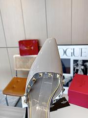 Valentino Slingback Sandals High Heels Cream 4CM - 4