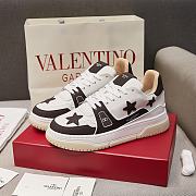 Valentino Sneaker White Brown Star BX90320 - 1