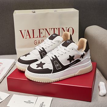 Valentino Sneaker White Brown Star BX90320