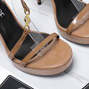 Versace Brown Medusa 95 Patent Heeled 10.5CM - 5